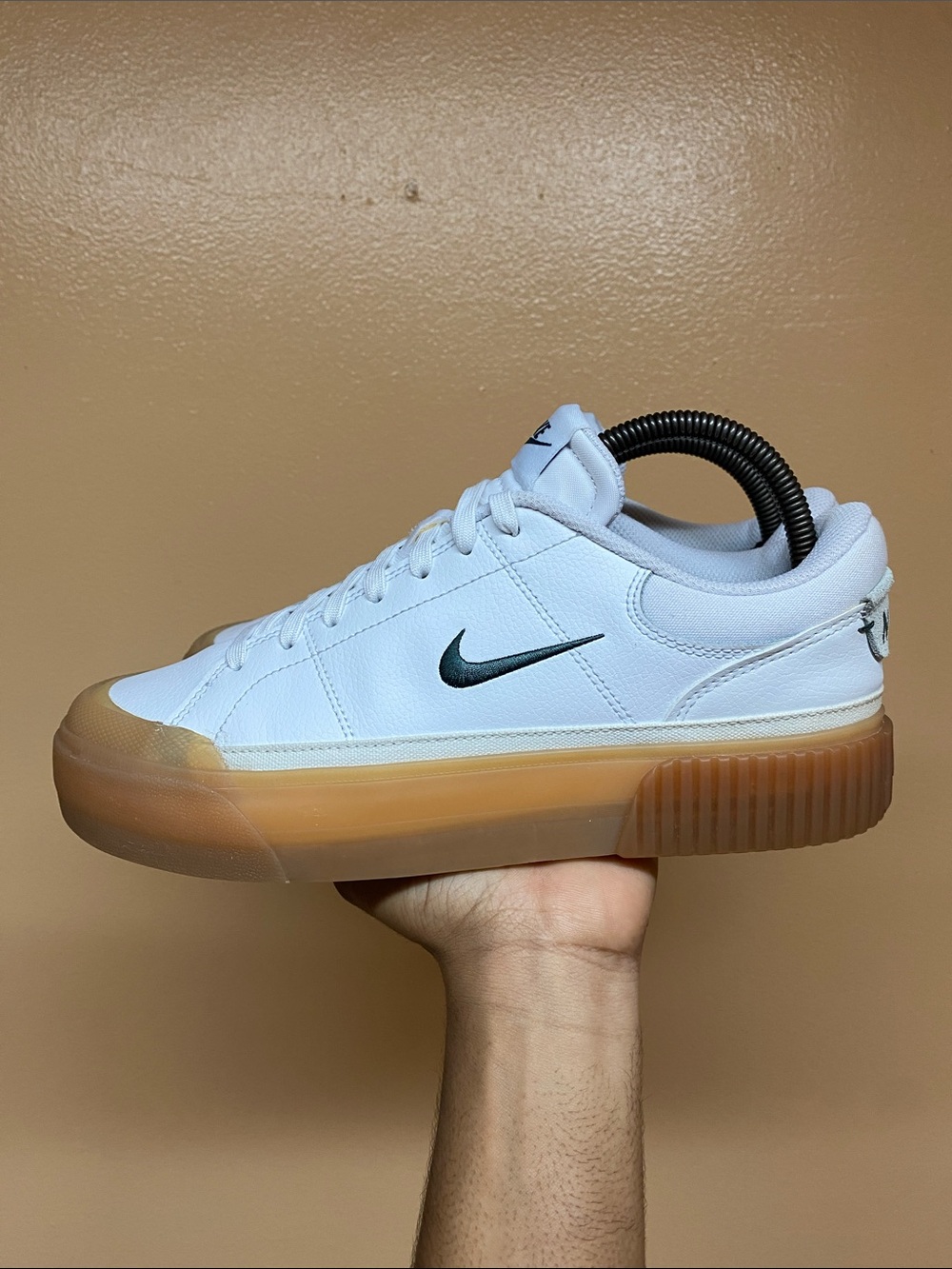 Nike Wmns Court Legacy Lift “White Vintage Green Gum” Size 9 FV5526-100 - Picture 3 of 17